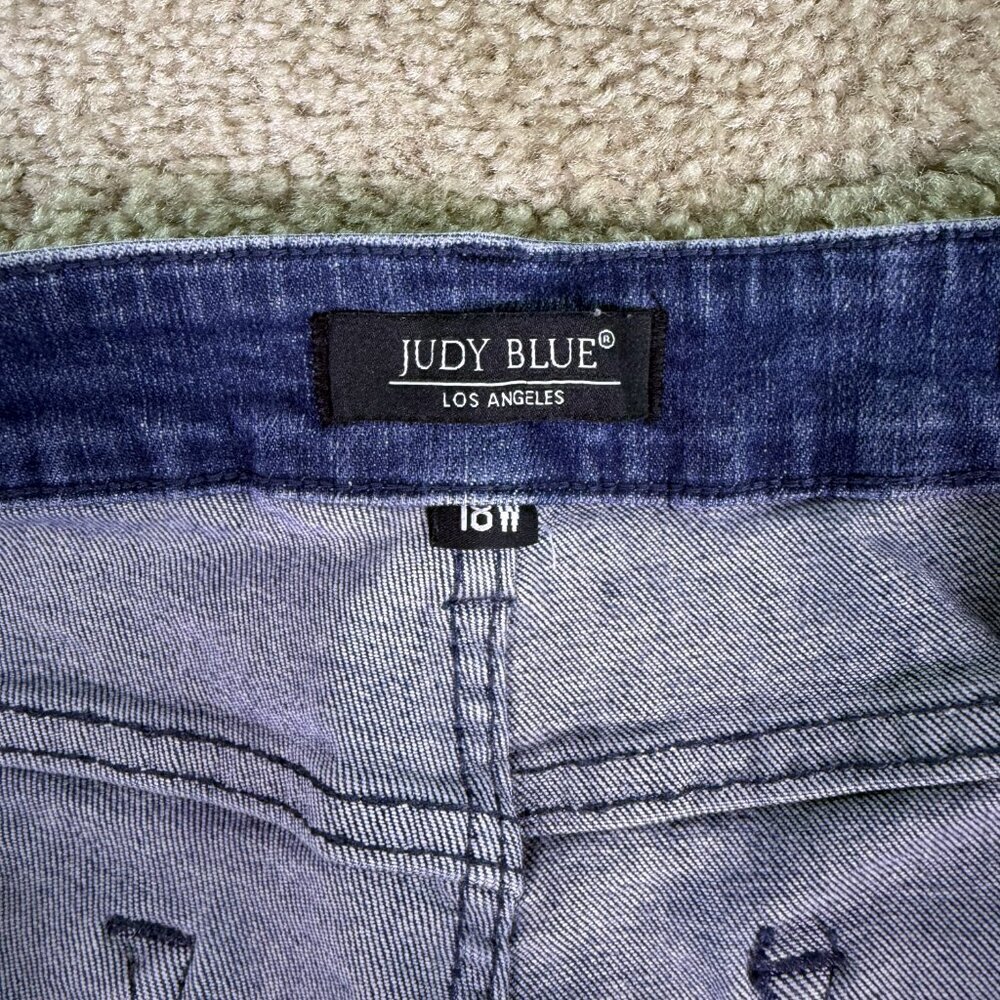 Judy Blue Los Angeles Skinny Fit Jeans Womens Size 18W Blue Denim 32x26 F131 - Picture 4 of 14